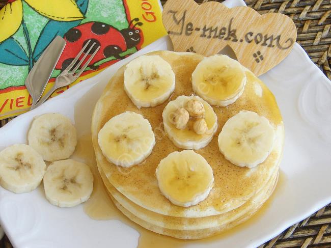 Ballı Muzlu Pankek - Yapılışı (10/12) 