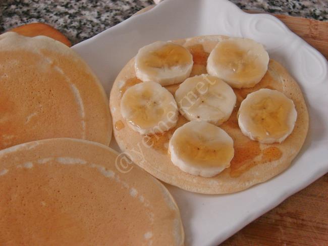 Ballı Muzlu Pankek - Yapılışı (8/12) 