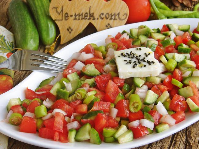 Çoban Salatası Tarifi, Nasıl Yapılır? (Resimli) Yemek Tarifleri