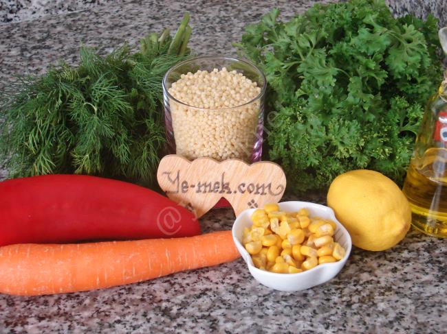 Kuskus Salatası - Yapılışı (1/8) 