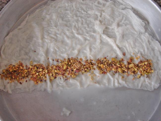 Cevizli Fıstıklı Güllaç Sarması - Yapılışı (11/20) 