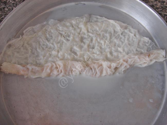 Cevizli Fıstıklı Güllaç Sarması - Yapılışı (12/20) 