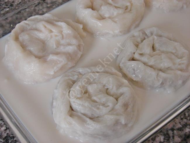 Cevizli Fıstıklı Güllaç Sarması - Yapılışı (16/20) 