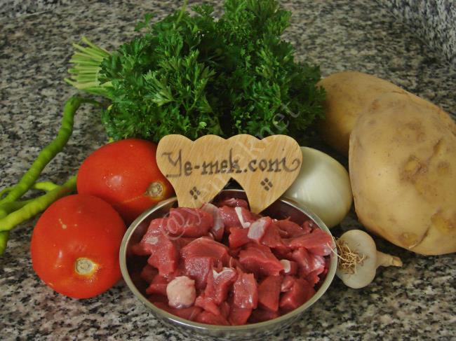 Etli Patates Dolması - Yapılışı (1/12) 