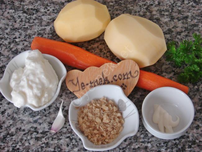 Patates Çanağında Havuç Salatası - Yapılışı (1/12) 