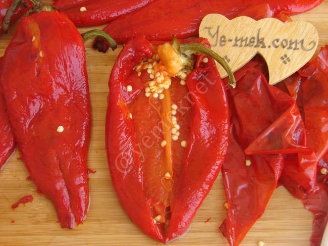 Közlenmiş Kırmızı Biber Dondurucuda Nasıl Saklanır - Yapılışı (7/12) 