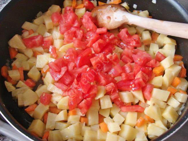 Patates Pilaki - Yapılışı (8/12) 