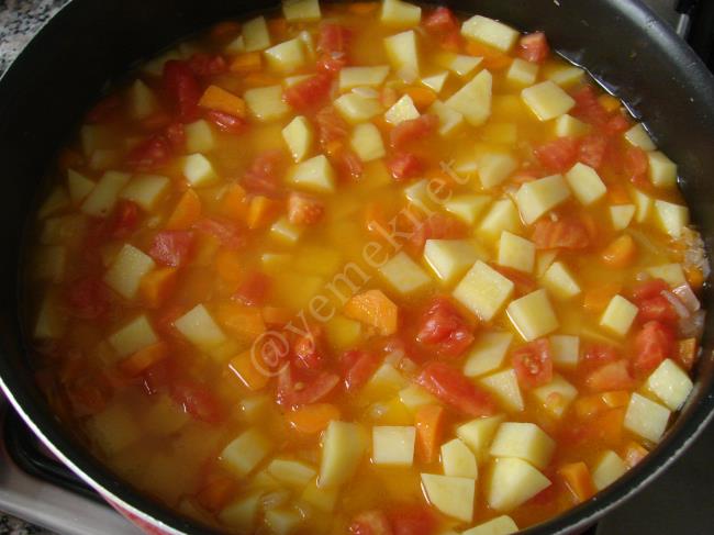 Patates Pilaki - Yapılışı (9/12) 