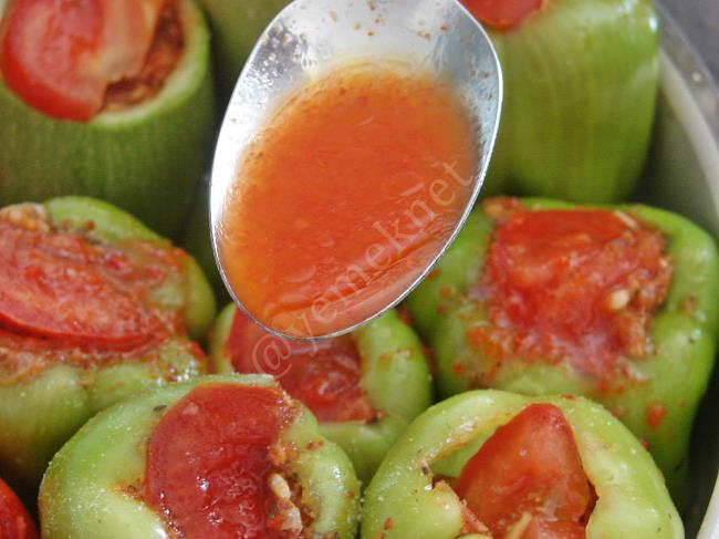 Etli Biber Dolması - Yapılışı (10/12) 