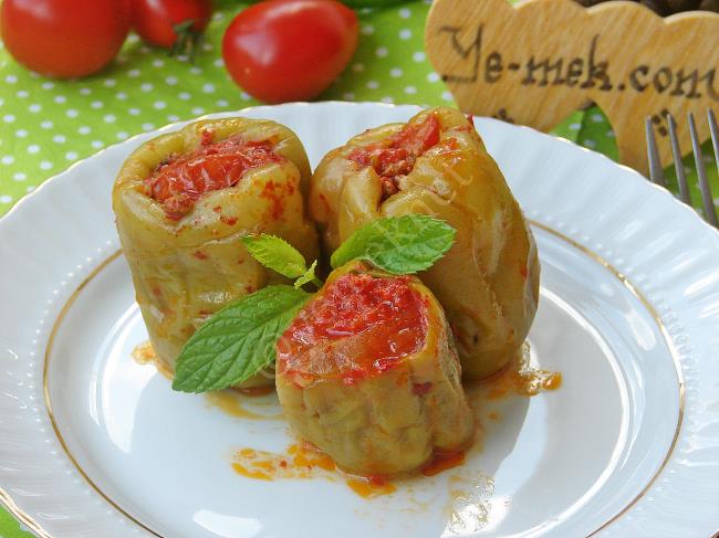 Stuffed Bell Pepper With Minced Meat Recipe