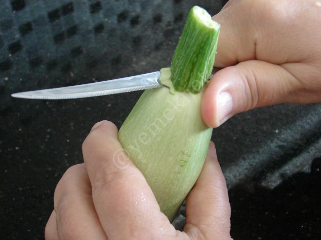 Etli Kabak Dolması - Yapılışı (5/16) 