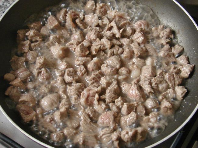 Etli Kuru Bamya - Yapılışı (6/12) 