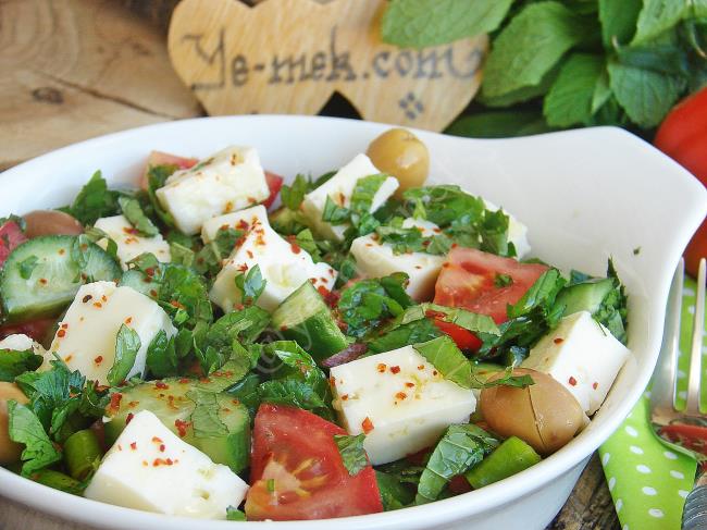 Peynir Salatası - Yapılışı (5/8) 