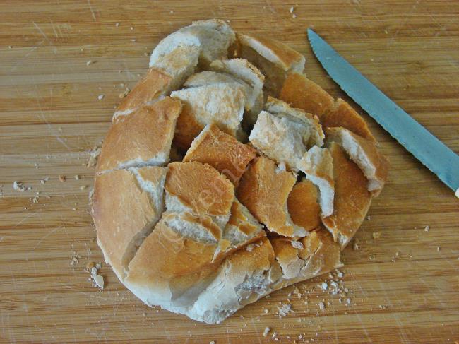 Fırında Taze Soğanlı Kaşarlı Ekmek - Yapılışı (2/12) 