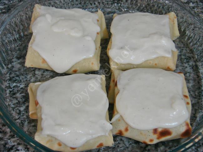 Beşamel Soslu Ispanaklı Krep - Yapılışı (10/16) 