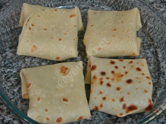 Beşamel Soslu Ispanaklı Krep - Yapılışı (9/16) 