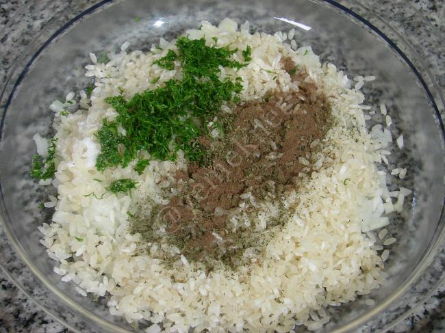 Zeytinyağlı Biber Dolması - Yapılışı (4/12) 