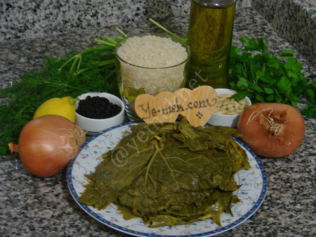 Zeytinyağlı Yaprak Sarması - Yapılışı (1/16) 