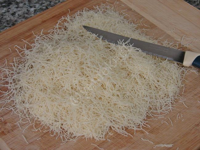 Kıtır Kadayıflı Muhallebi Tatlısı - Yapılışı (2/16) 