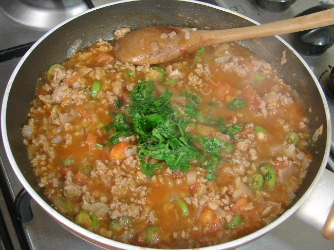 Kıymalı Krep Sarma - Yapılışı (6/16) 