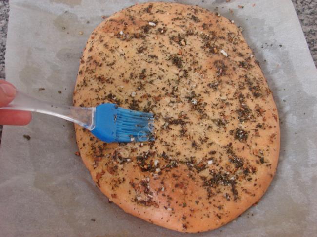 Focaccia İtalyan Ekmeği - Yapılışı (12/16) 