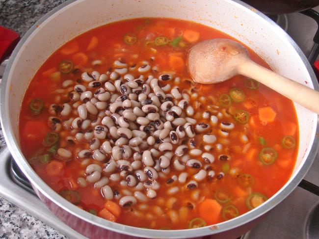 Kuru Börülce Yemeği - Yapılışı (9/12) 