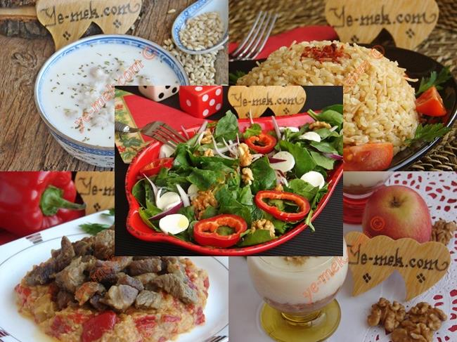 Değişik Ispanak Salatası