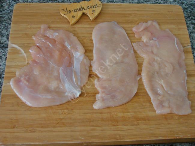 Mantarlı Tavuk Sarma - Yapılışı (6/16) 