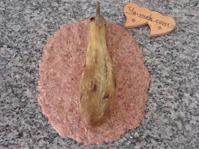 Köfte Mantolu Patlıcan - Yapılışı (9/16) 