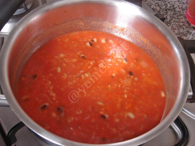 Kuru Börülceli Bulgur Pilavı - Yapılışı (6/8) 