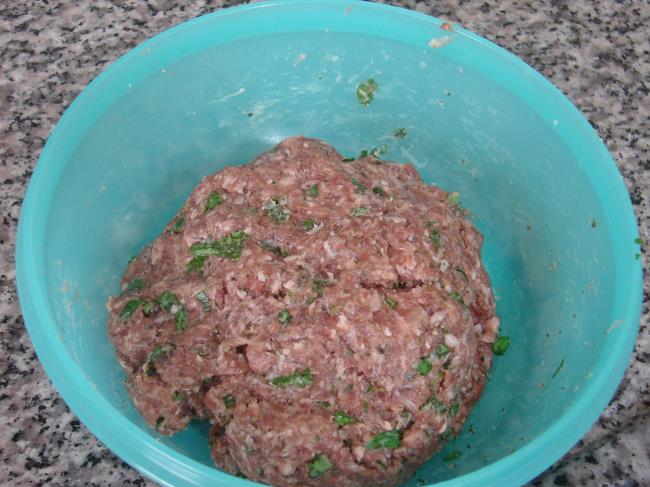 Sebzeli Şiş Köfte - Yapılışı (2/12) 