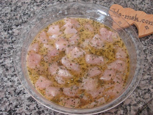 Tavada Tavuk Şiş - Yapılışı (5/12) 