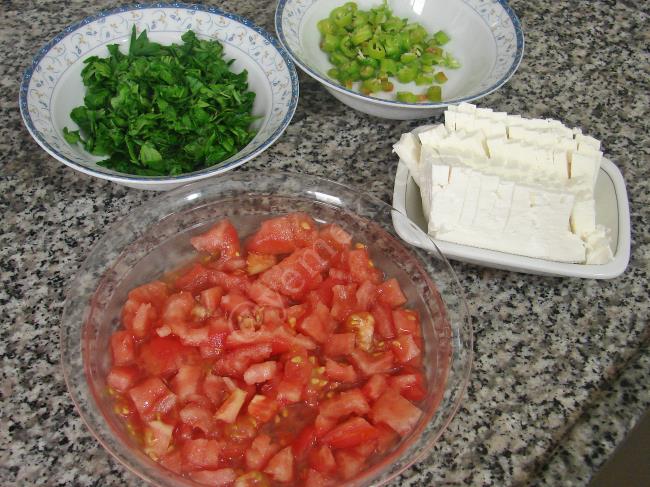 Domatesli Peynirli Ev Pidesi - Yapılışı (2/16) 