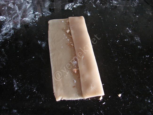 Tahinli Şerit Çay Kurabiyesi - Yapılışı (6/12) 