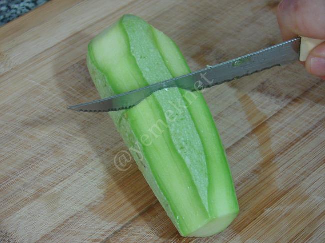 Zeytinyağlı Kabak İmam Bayıldı - Yapılışı (2/12) 