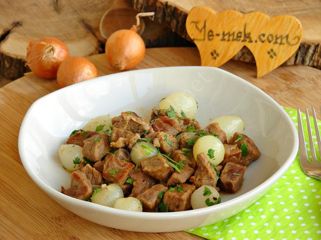 Arpacık Soğanlı Et Kavurma - Yapılışı (9/12) 