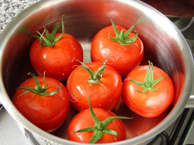 Etli Domates Dolması - Yapılışı (11/16) 