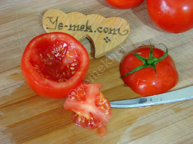 Etli Domates Dolması - Yapılışı (8/16) 
