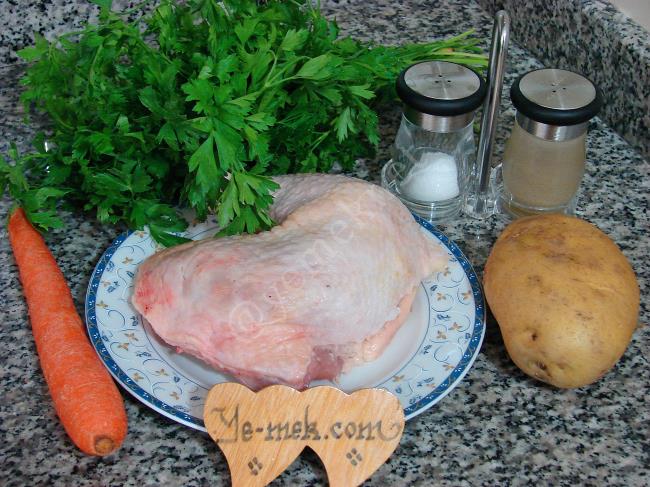 Havuçlu Patatesli Tavuk Haşlama Nasıl Yapılır? (1/12) Resimli Yemek