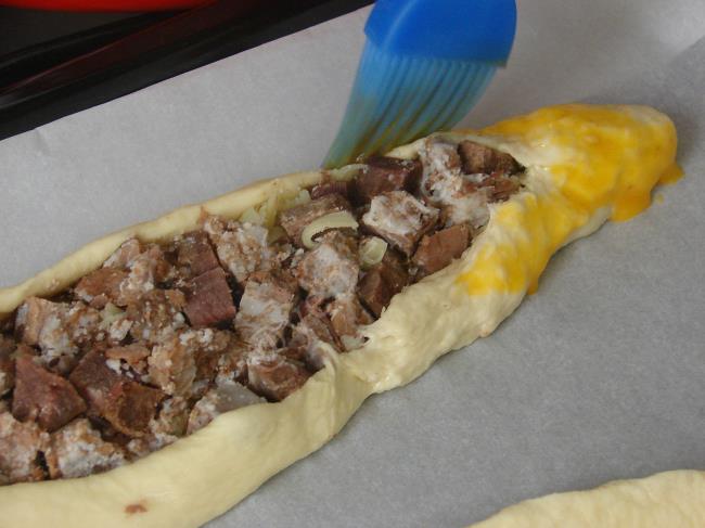 Kavurmalı Kaşarlı Karadeniz Pidesi - Yapılışı (11/16) 