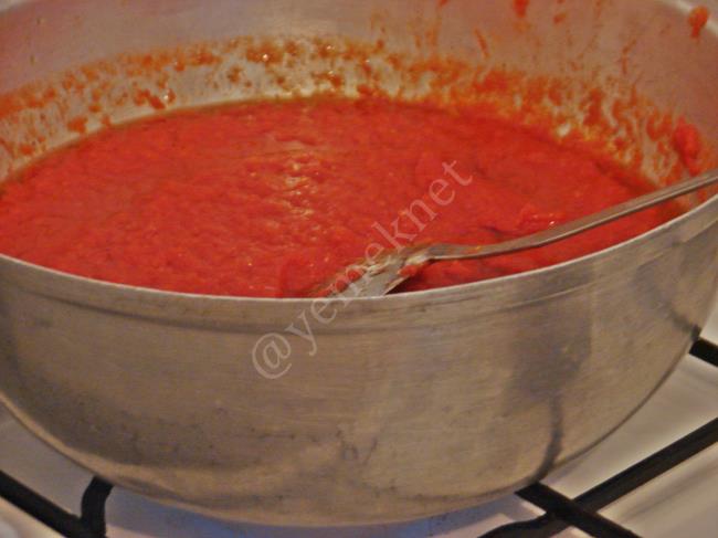 Kışlık Karışık Domates Biber Salça Konservesi - Yapılışı (15/20) 