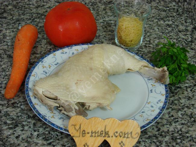 Sebzeli Köy Tavuğu Çorbası - Yapılışı (1/12) 