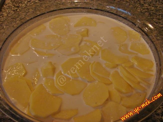 Fırında Kremalı Patates - Yapılışı (5/12) 