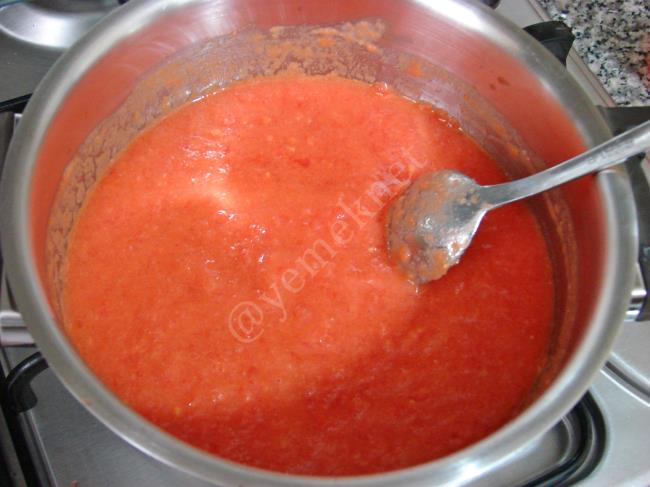 Labneli Domates Çorbası - Yapılışı (5/12) 