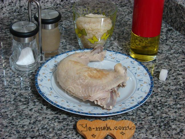 Tavuklu Pirinç Pilavı - Yapılışı (1/12) 