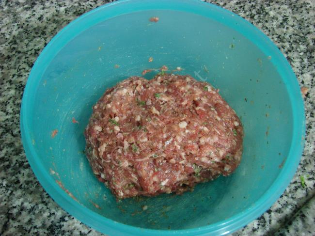 Fırında Beşamel Soslu Köfte - Yapılışı (5/16) 