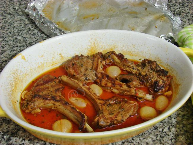 Fırında Soslu Kuzu Pirzola - Yapılışı (12/16) 