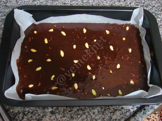 Antep Fıstıklı Brownie - Yapılışı (13/20) 