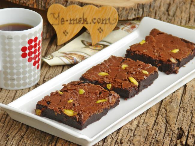 Antep Fıstıklı Brownie - Yapılışı (17/20) 