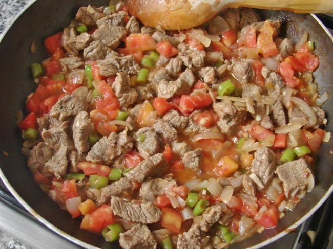 Etli Bostan Patlıcan Kebabı - Yapılışı (7/16) 